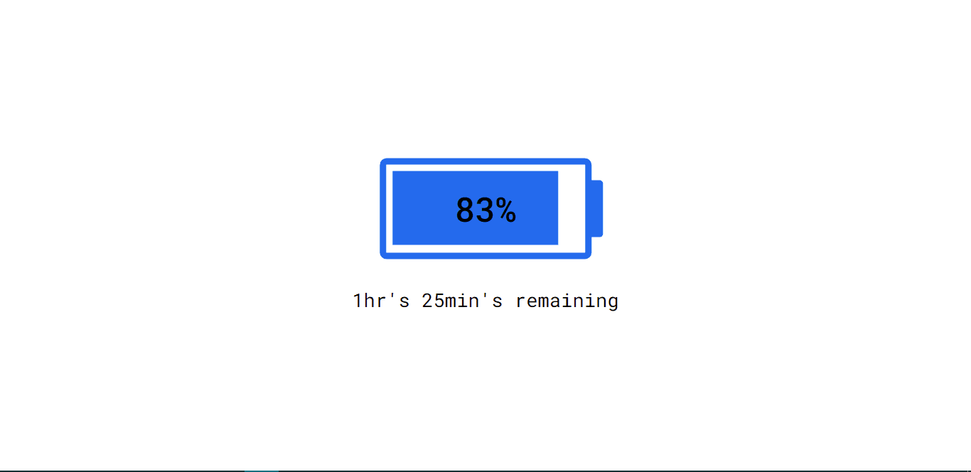 Battery status